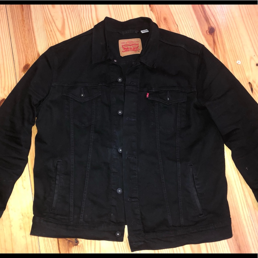 Levi’s black Trucker denim Jacket XXL